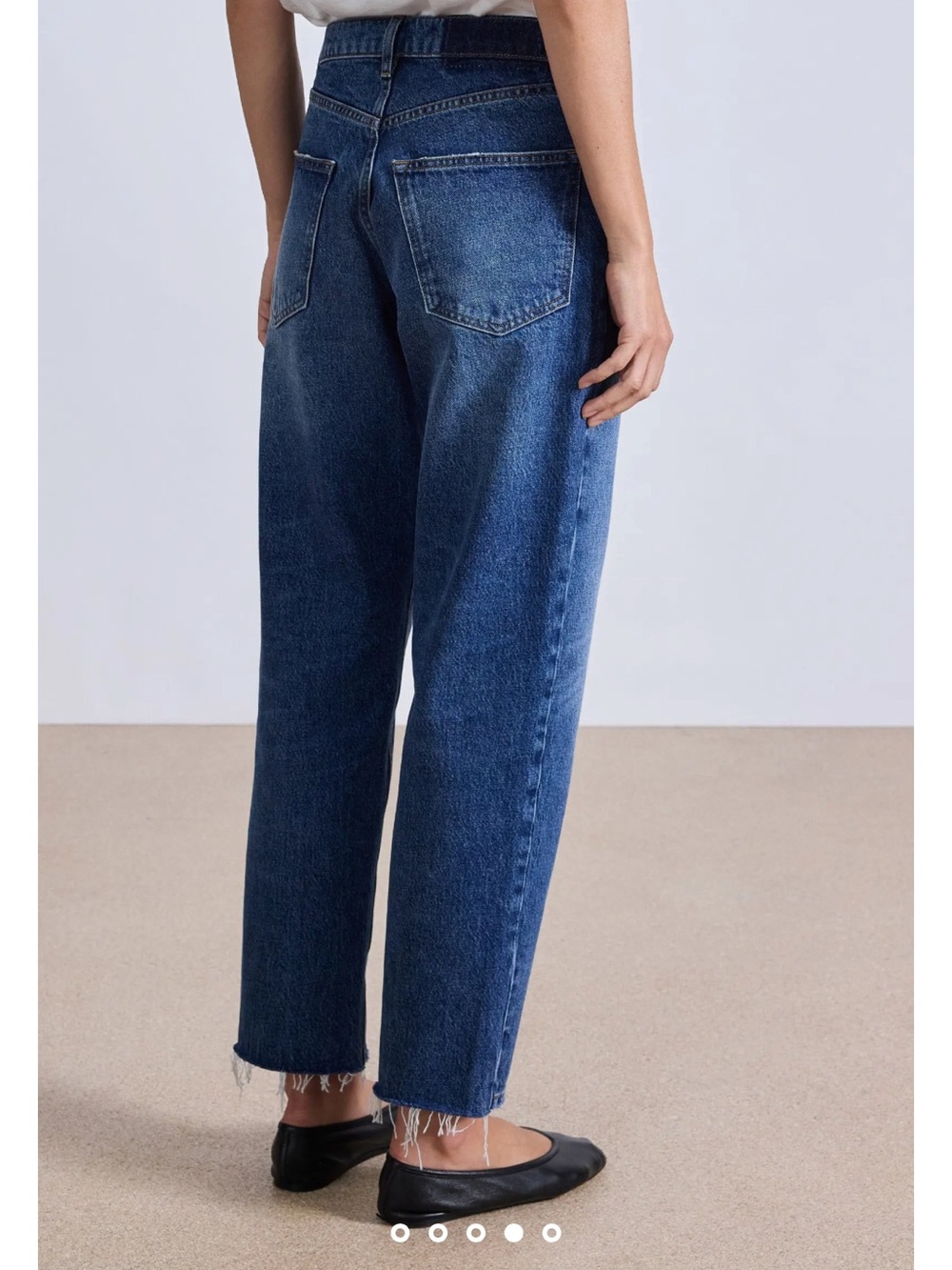 APiece Apart Mid Rise Jean in Vintage Blue Wash NWT